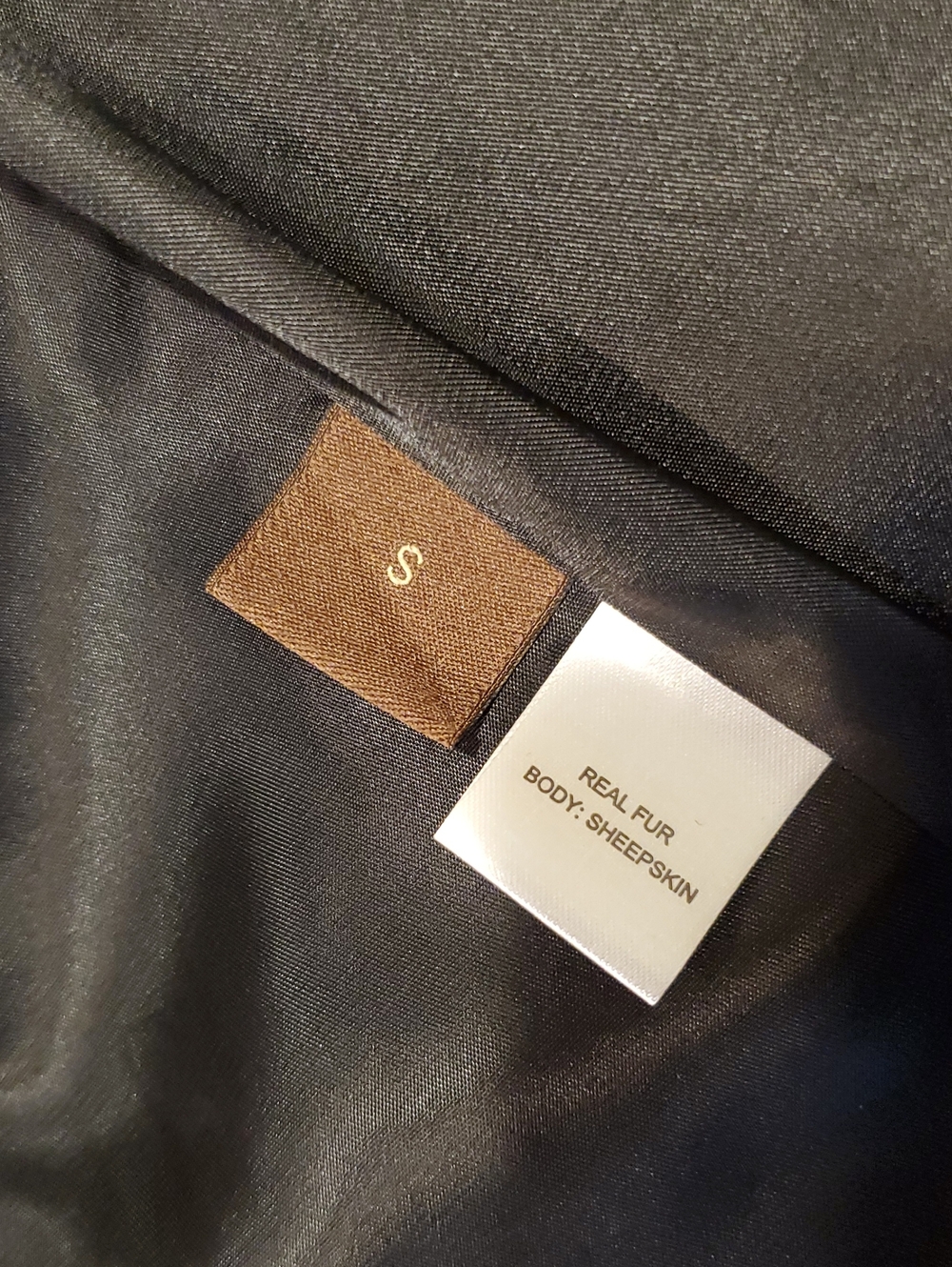 Autunno Shearling Fur Colorblock Jacket - Picture 9 of 14